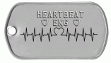 Heartbeat Dog Tag
