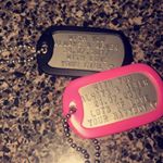 Sweetheart Dog Tags (Instagram)
