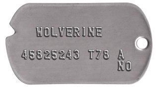 Wolverine Classic Dog Tag Set    WOLVERINE  45825243 T78 A              NO
